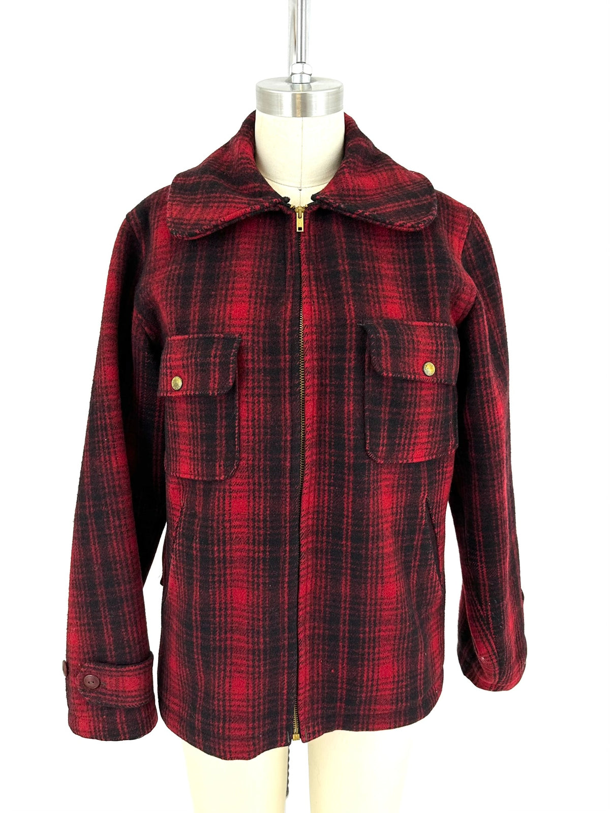 Woolrich plaid hot sale jacket