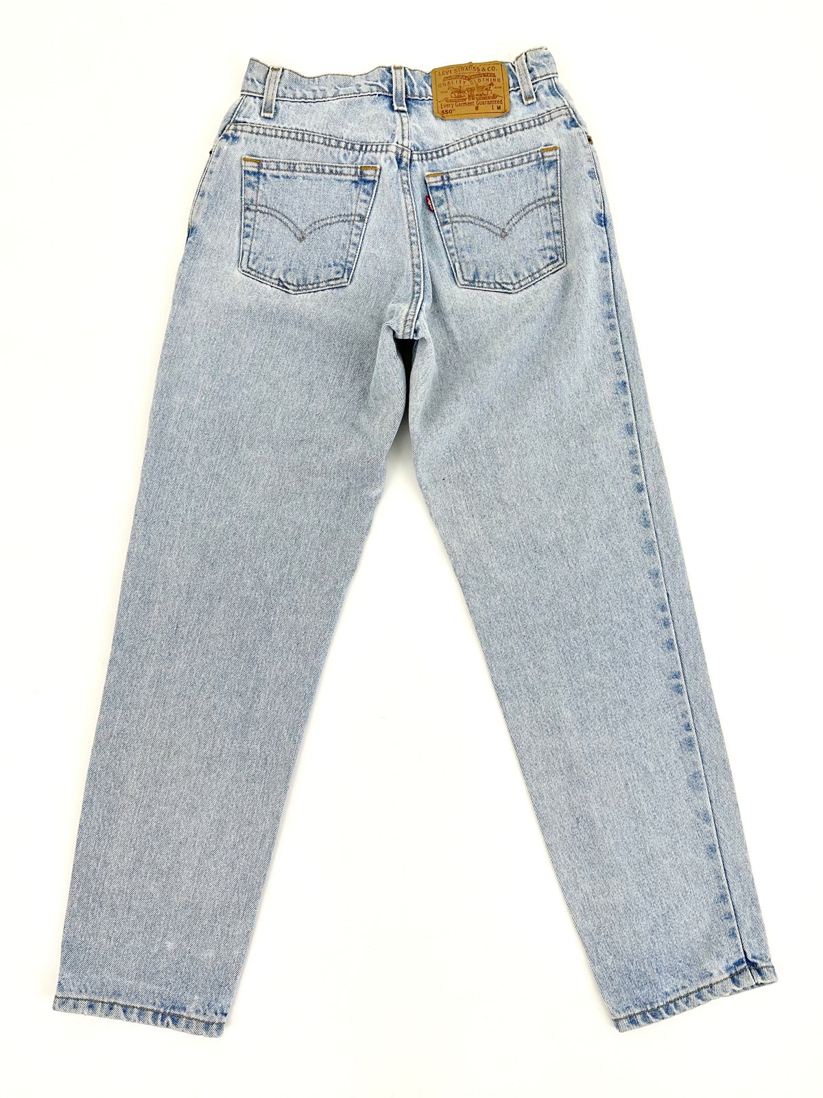 80s Levi's 550 Light Wash / Size 27